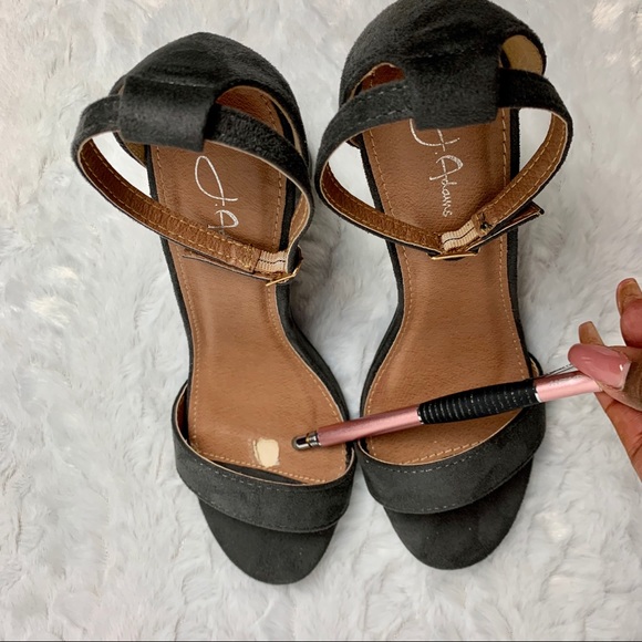 J. Adams Ankle Strap Suede Sandal - Picture 8 of 8